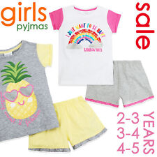 Kids Girls Shorty Pyjamas 2-3