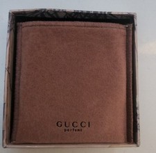 Gucci Bamboo Chrome Plated Compact Mirror Double Mirror New Silver Make Up