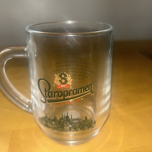 Czech staropramen glass - x,