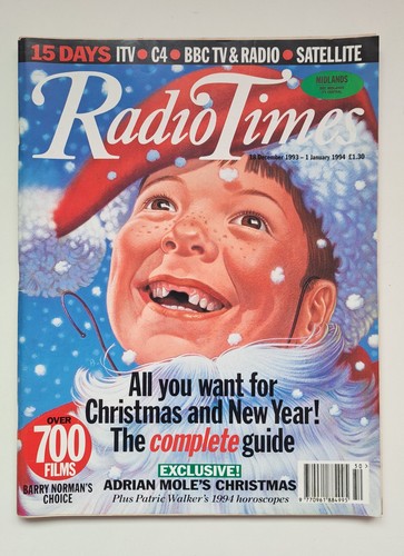Vintage christmas radio times - christmas,