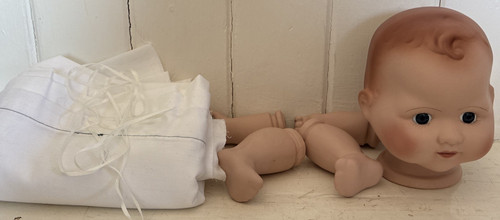 Porcelain doll making kit - porcelain,