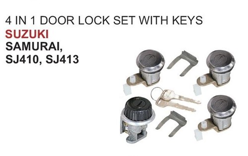 Door lock set - lock, with