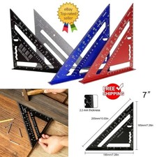 7Inch Triangle Ruler Aluminium