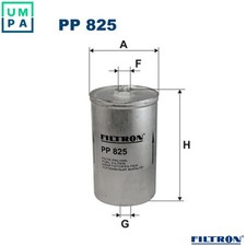 FUEL FILTER PP 825 FOR GAZ TVR