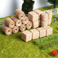 model railway scenery Hay