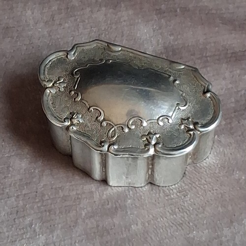 Vintage silver trinket box - vintage,