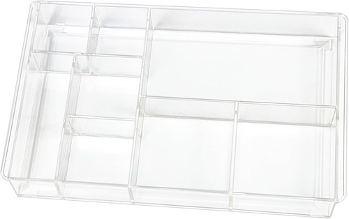 Section clear drawer - 8-section,