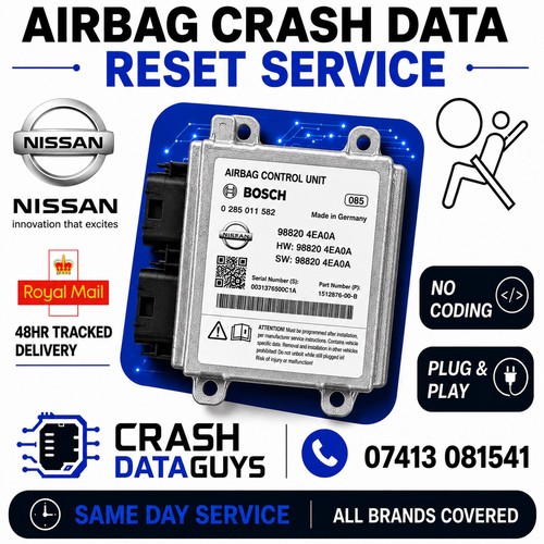 Nissan airbag srs - crash, data