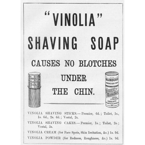 Vinolia shaving soap victorian - shaving,
