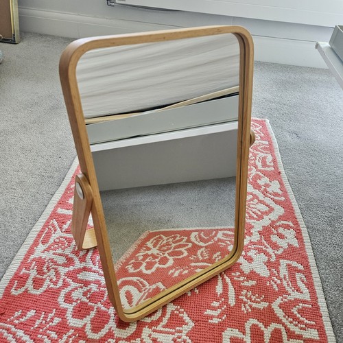 Ikea mirror with wooden frame - mirror,