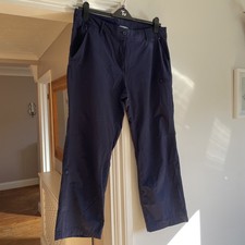 Womens Peter Storm Navy Blue Walking Hiking Trousers Size 16 Short