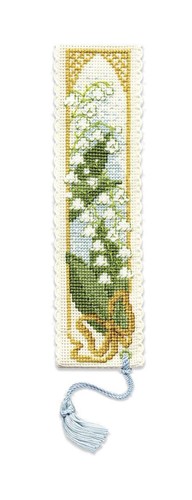 Lily the valley bookmark - lily,