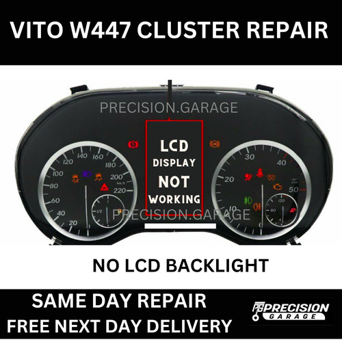 Mercedes vito w447 dash speedo - vito,
