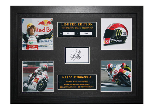 Marco simoncelli signed ltd - simoncelli,