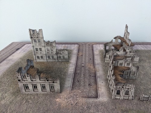 15mm scale ruined city - ruined,