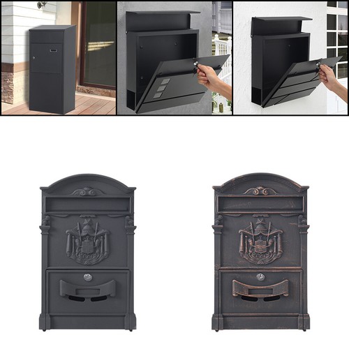 Large steel letter mail - steel, post