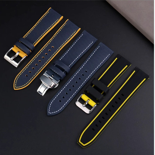 Rubber watch band - band, for