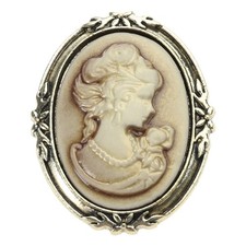 Queen Lady Pattern Charm Brooch Sweater Pin Clothes Jewelry Fashion Accessory