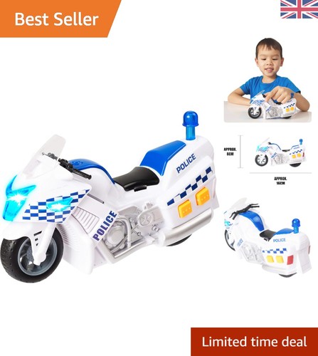 Portable police motorcycle - motorcycle, toy