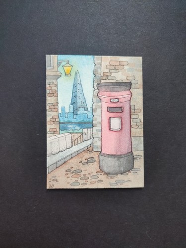 Aceo original watercolour - aceo,