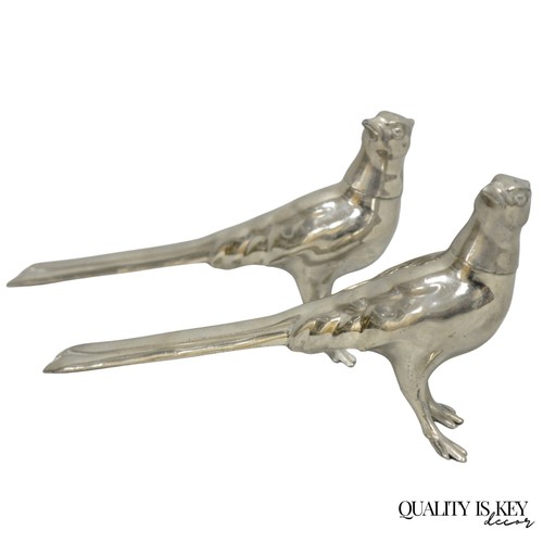 Vintage pheasant bird silver - pheasant,