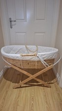 Jute Moses Basket with Stand