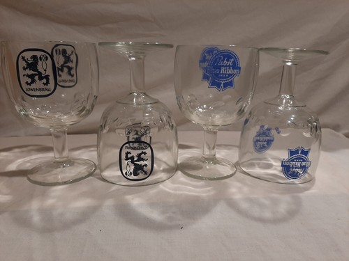 Set vintage round stemmed - round,