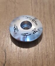 Kona "K-Nine" Aheadset Stem Cap (For 1+1/8" Steerer) In Polished Aluminium USED