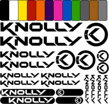 Knolly sticker decal bike