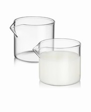 2-Pack Glass Milk Jugs 120Ml