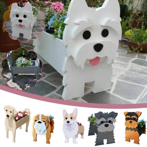 Cute dog planter - planter, plant