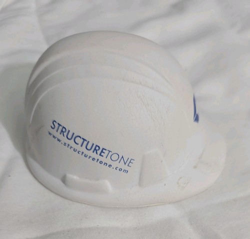 Hard hat white squishy - toy, 3d