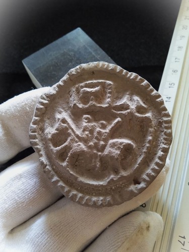 Superb medieval templar seal