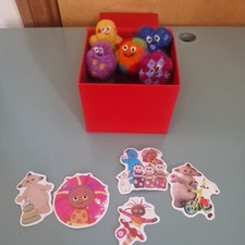 In The Night Garden Handmade needle-Felt Haahoos haa hoo haahoo 5 & box stickers