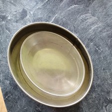 Invicta Oval Cake Tins  x 2 (10" x 8" & 8" x 6")