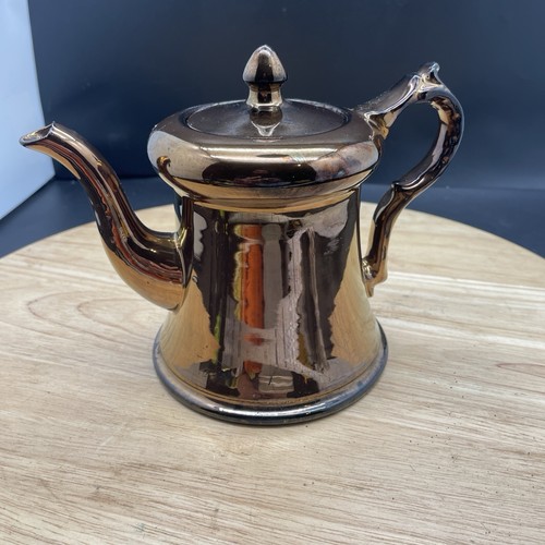 Antique copper lustre ware - copper,