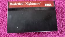 master system game basketball nightmare cartridge only