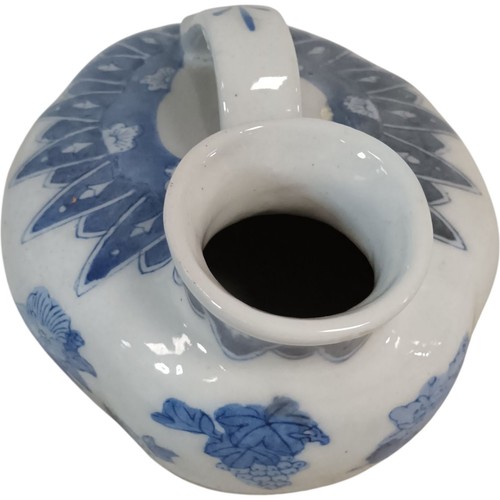 Blue and white ceramic - and, floral