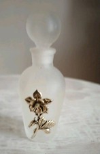Vintage Frosted Glass Perfume
