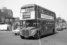 35mm LONDON TRANSPORT BUS Negative  AEC Reliance RMC2364 JJD364D  West Ham 1977