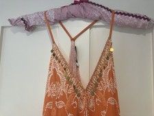 MINT VELVET. Delicate Paisley Beach Dress. 