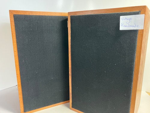 Vintage hand made speakers - hand-made,