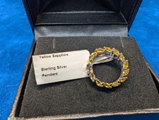 Yellow sapphire sterling - yellow,
