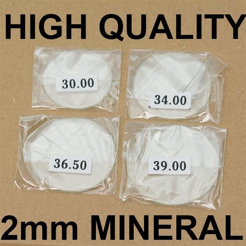 2mm thick mineral crystal - thick,