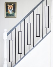 Set of 2 Black "Enfield" Stair