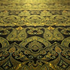 Green Damask Upholstery Fabric