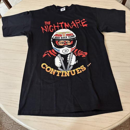 Vtg single stitch john force - vtg,