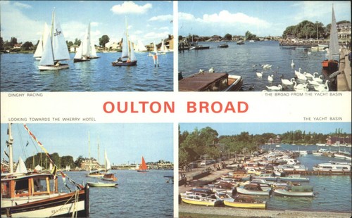 Vintage oulton broad postcard - vintage,