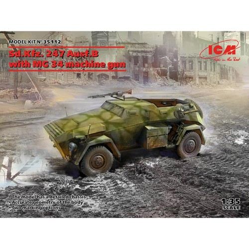 Icm 35112 kfz 247 - icm, ausf.b