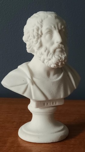 Alabaster bust homer - bust, of